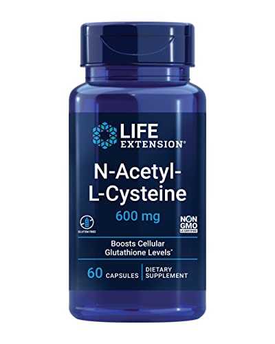 Life Extension N-Acetyl-L-Cysteine (NAC), immune, respiratory, liver health, NAC 600 mg