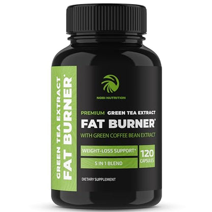 Green Tea Weight Loss Pills with Green Coffee Bean Extract | Belly Fat Burner, Metabolism 