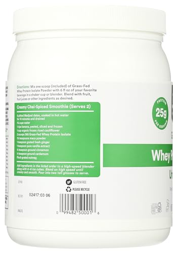 365 by Whole Foods Market, Unflavored Whey Protein Isolate, 15.1 Ounce