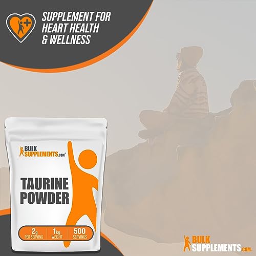 BULKSUPPLEMENTS.COM Taurine Powder - Taurine Supplement, Taurine 2000mg