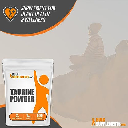 BULKSUPPLEMENTS.COM Taurine Powder - Taurine Supplement, Taurine 2000mg