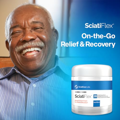 SciatiFlex Topical Sciatic Cream - Maximum Strength for Sciatic Nerve