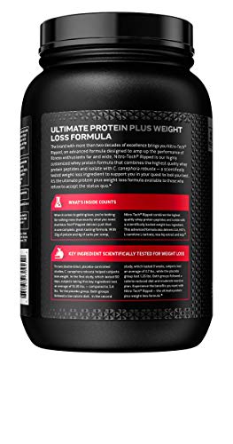 Protein Powder for Weight Loss - MuscleTech Nitro-Tech Ripped - Whey Protein Powder