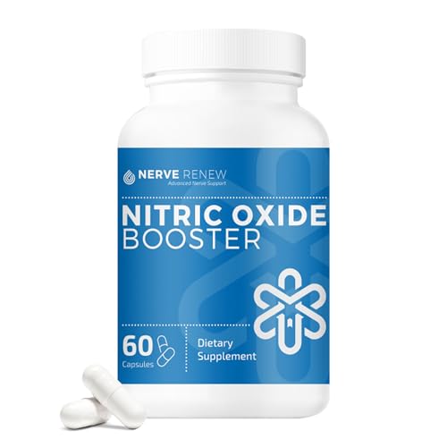 NERVE RENEW Nitric Oxide Booster - Nitric Oxide Supplement with L Arginine Hydrochloride