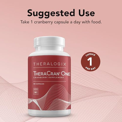 Theralogix TheraCran One Cranberry Capsules - 90-Day Supply - Cranberry Supplement