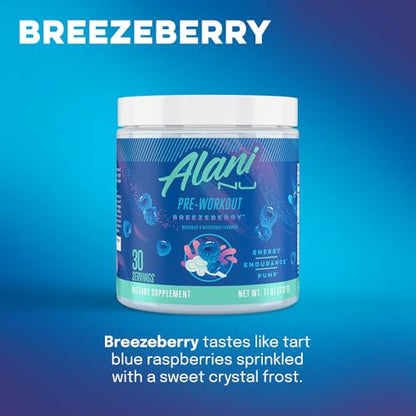 Alani Nu Breezeberry Pre Workout and BCAA Hawaiian Shaved Ice Post Workout Powder Bundle | L-Theanine, Beta-Alanine, Citrulline | Branch Chain Essential Amino Acids | 30 Servings per Container