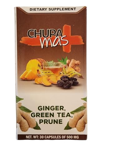 Lenico Comercializadora ChupaMas 60 Capsules Ginger, Green Tea, Prune, Artichoke