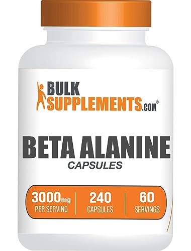 BULKSUPPLEMENTS.COM Beta Alanine Capsules - Beta Alanine Supplement, Beta Alanine