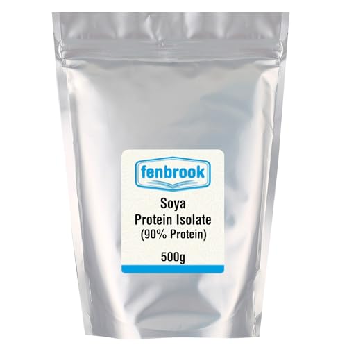 SOYA Protein Isolate (90% Protein) 500g by Fenbrook, Unflavoured, Vegan Protein Shake