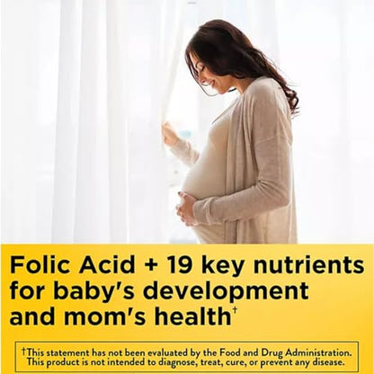 ATICELLI Set! Nature Made Multi, Prenatal Vitamins with DHA and Folic Acid + Iron, 150 Softgels