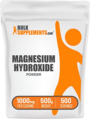 BulkSupplements.com Magnesium Hydroxide Powder - Magnesium Supplement