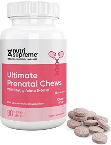 Nutri Supreme Prenatal Vitamin, Chewable Prenatal Vitamins for Women