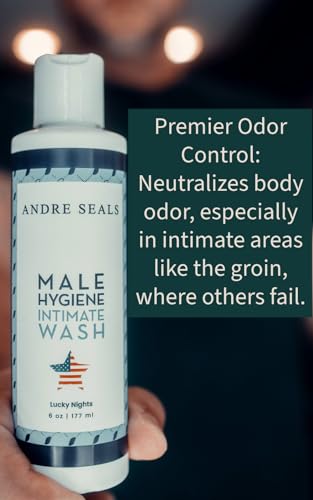 Andre Seals Intimate Wash for Men, Lucky Nights Scent – Refreshing Genital Care & Odor Control