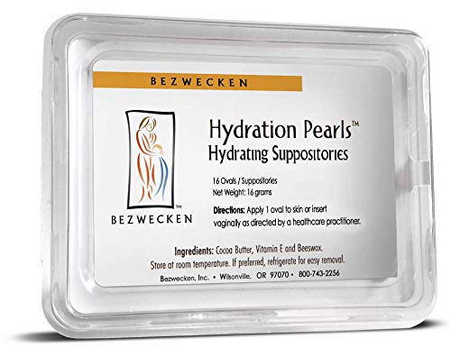 Bezwecken – Hydration Pearls Oval Suppositories – 16 Oval Suppositories – Professionally Formulated