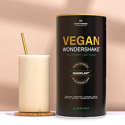 Protein Works - Vegan Wondershake, Vegan Protein Shake, Multi Award Winning Vegan Protein Powder