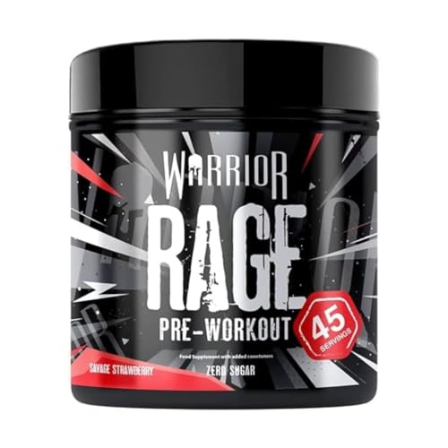 Warrior, Rage - Pre-workout Powder - 392g - Energy Drink Supplement with Vitamin C