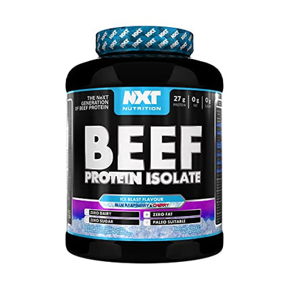 NXT Nutrition Beef Protein Isolate Powder - Protein Powder High in Natural Amino Acids 