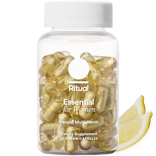 Ritual Prenatal Vitamins: Folate & Choline for Neural Tube Support, Omega-3 DHA