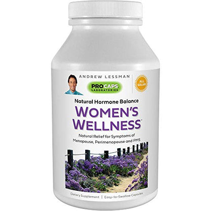 Andrew Lessman Women’s Wellness 180 Capsules – Naturally Relieves PMS, Menopause & Perimenopause