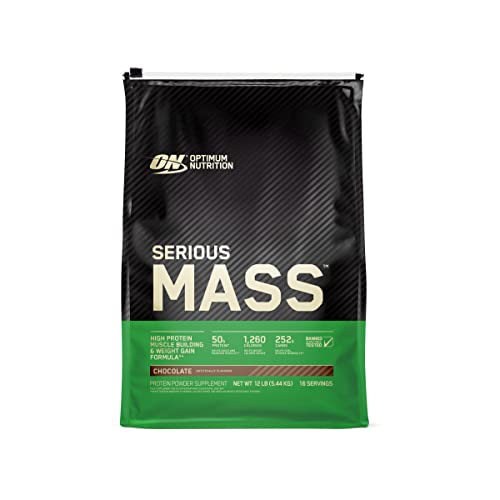 Optimum Nutrition Serious Mass Weight Gainer Protein Powder, Vitamin C, Zinc and Vitamin