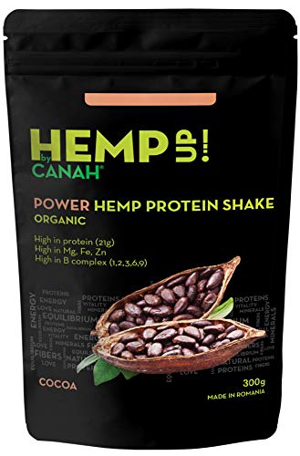 Canah Hemp Up Organic Protein Shake Powder – Muscle gain & Boost up Immune System,