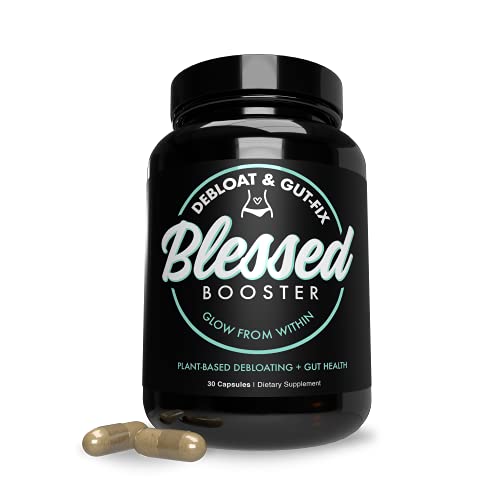 BLESSED Booster De-Bloat & Gut Fix - Daily De-Bloat & Gut Health for Belly Bloat Relief 