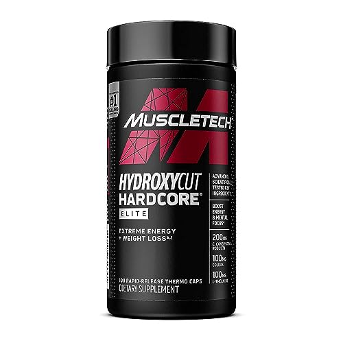 Hydroxycut Hardcore Elite | Maximum Intensity Supplement Pills | Focus