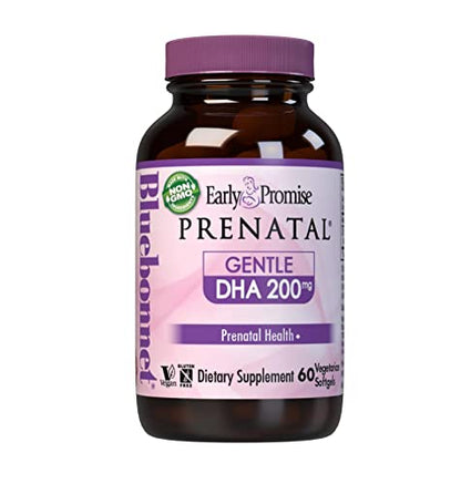 BlueBonnet Early Promise Prenatal Gentle DHA 200 mg Vegetable Capsules, 60 Count 