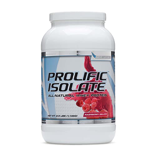 G6 Sports Nutrition Prolific Isolate All Natural Whey Protein Isolate (Gluten Free, Lactose 