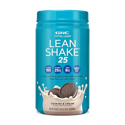 GNC Total Lean | Lean Shake 25 Protein Powder | High-Protein Meal Replacement Shake