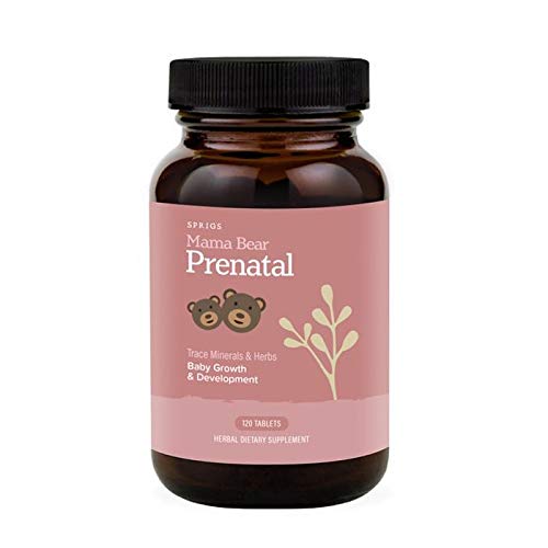 Sprigs Mama Bear Prenatal Vitamins-Capsule,Organic, 120 Tables