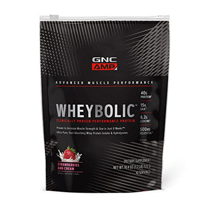 GNC AMP Wheybolic Protein Powder | Targeted Muscle Building and Workout Support 