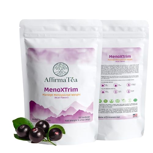 AffirmaTea’s MenoXTrim MAX ACAI Flavor | Menopause Weight & Metabolism Management