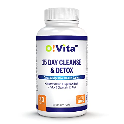 O!VITA 15-Day Cleanse and Detox Supports Digestive and Colon Health, Special Formula 