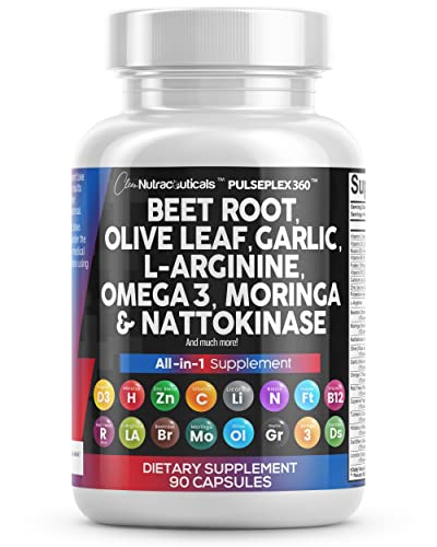 Beet Root Capsules 6000mg Olive Leaf 6000mg Nattokinase 4000 FU