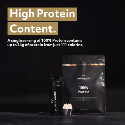 Protein Works - 100% Protein, 1.25kg, High Protein Blend, 41 Servings, Chocolate Silk