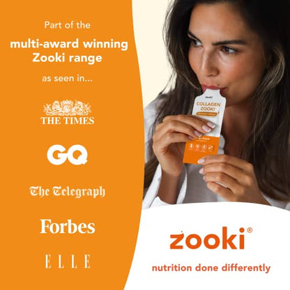 Zooki 5000mg Marine Collagen Liquid Sachets | Hydrolysed Marine Collagen Peptides