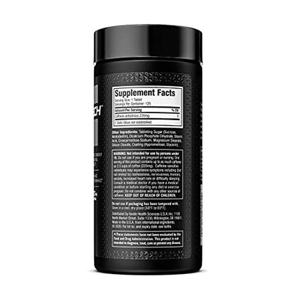 Caffeine Pills, MuscleTech 100% Caffeine Energy Supplements, PreWorkout