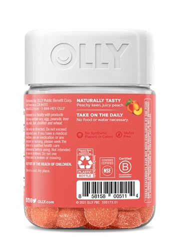 OLLY Probiotic + Prebiotic Gummy, Digestive Support and Gut Health