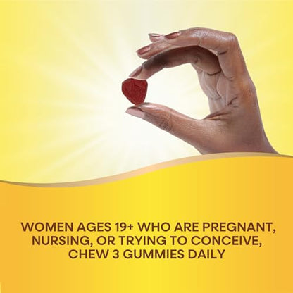 Nature's Way Alive! Complete Premium Prenatal Gummy Multivitamin, High Potency Folate