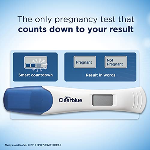 Clearblue Digital Pregnancy Test with Smart Countdown, Multi, 5 count