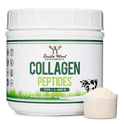 Collagen Peptides Powder - Hydrolyzed Collagen, Keto Safe - 16.08oz - Multi Type 1, 2