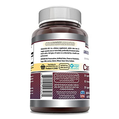 Amazing Formulas Caralluma Dietary Supplement 800 mg 60 Veggie Capsules