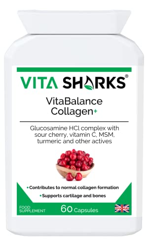 VitaBalance Collagen+ 60 Capsules for Skin, Hair, Nails, Joints & Connective Tissue