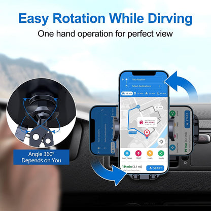 vanva Universal Air Vent Car Mount, [ Big Phones & Thick Case Friendly ]