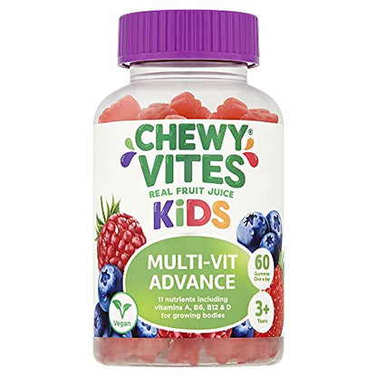 Chewy Vites Kids Multivitamin Advance 60 Gummy Vitamins | 11 Essential Nutrients 