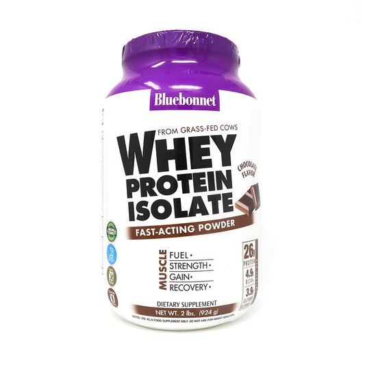 BlueBonnet 100% Natural Whey Protein Isolate Powder, Chocolate, 2 Pound