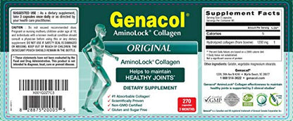 GENACOL Joint Supplement Collagen Pills for Joint Support - 270 Premium Collagen