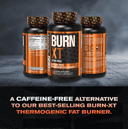 Jacked Factory Burn-XT Stim Free, Caffeine Free Weight Loss Supplement - Fat Burner and Appetite