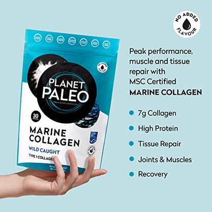 Pure Marine Collagen Powder (60 Servings, 450g) | for Healthy Skin, Hair and Nails, and Gut Health